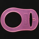 Silicone pacifier clip Ring Tie of Random Color L3E3