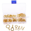 150pcs Wire Cable Connector Crimp Terminal Electrical Non-insulated Kits. ^i