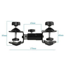 Camera Tripod Umbrella Clamp Aluminum Alloy Block Rain Clip Waterproof Mono