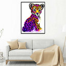 5D DIY Full Drill Diamond Painting Leopard Embroidery Mosaic Kit Home Decor