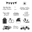 Transparent Silicone Seal Stamp for DIY Christmas Series Embossing (B) A
