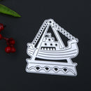 Pirate Ship DIY Puzzle Metal Stencil Scrapbook Craft Cutting Die