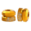 Bike Vacuum Tire Law Mouth Nut Bicycle Tire Inner Tube Valve Caps Yellow