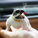 Cute Dog Car Interior Decoration Dashboard Ornament Car Decor-White