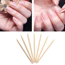 100pcs Multifunction Nail Art Tool Wooden Stick Kit for Cleaning Cuticle