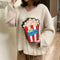 Popcorn Shaped Women Shoulder Bags Personality Design Chain Crossbody Bag #gib
