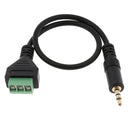 3.5mm 3 Pin 3 Pin Screw Terminal Pin Cable