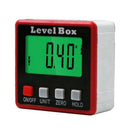 Mini Lcd Digital Inclinometer Protractor Bevel Angle Gauge Magnet Base Grac