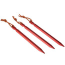 10 PCS Aluminium Alloy 7inch Red Camping Trip Tent Pegs Stake Nail Brand Ne