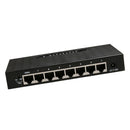 8Port RJ45 100M Fast Ethernet Switch Plug & Play Desktop Ethernet Hub