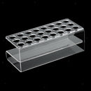 24 Holes Pen Display Stand Pencil Transparent Acrylic Organizer Rack Holder