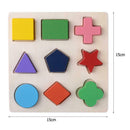 Wood Geometric Shapes Sort Math Montessori Puzzle Kids Educational Toys (1) A