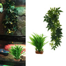 2pcs Reptile Plants Aquarium Terrarium