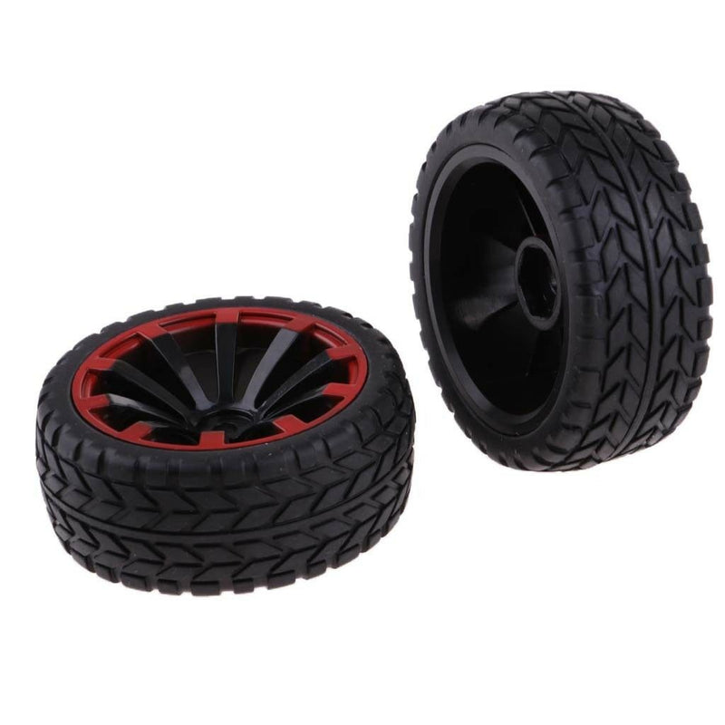 Set/4Pcs RC Car Tires Tyres &Wheel Rim for 1/10 HSP HPI Redcat  Parts