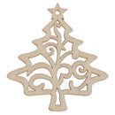 6Pcs Wood deer snowman Christmas Pendants Ornaments Xmas Tree decorati ivTEUS