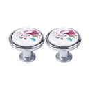 Pack of 2 Europe Ceramic Drawer Door Cabinet Cupboard Pull Handles Knobs (C O1N3