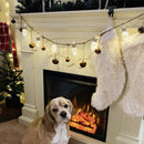 6 LED Lights Christmas Tree String Snow Globe Fairy String for Home Party De Hn