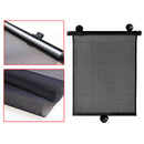 2 Pcs Car Side Window Baby Sun Shade Retractable Shield Cover Roll Curtain Visor