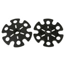 4pcs Replacement Rubber Snowflake Snow Basket for Walking Stick Hiking Poles