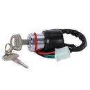 6-Wires Motorcycle Scooter Security Ignition Electric Door Lock Fit For Gn