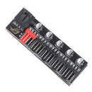 4pin PWM PC Fan Hub Power Supply Splitter Extension Cable,5 port 10 ChannelB Ew