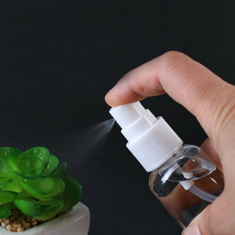 5Pcs 60ml Travel Transparent Plastic Cosmetics Sprayer Empty Spray Bottles Set