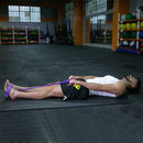4 Tube Resistance Band Sit-up Pedal TPE Fitness Pull Rope Expander (Purple)