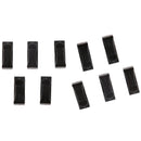 10 Pcs Plastic Buckle  Backpack Webbing Belt Ending