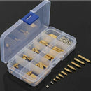 270Pcs M2 3-25mm Male to Female Brass PCB Standoff Screw Nut Assortment AOQ