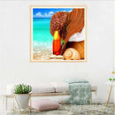 Seaside 5D Full Round Drill Diamond Painting DIY Cross Stitch Mosaic Art