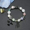 Bohemia Retro Romantic Charms Bracelet Lady Crystal Feather Chic Jewelry