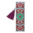 DIY Special Shaped Diamond Painting Creative Leather Tassel Bookmark Crafts