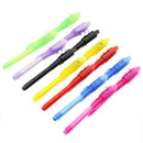14pcs Magic LED Lights Invisible Pens Amusing UV Flashlight Drawing Writing Pen