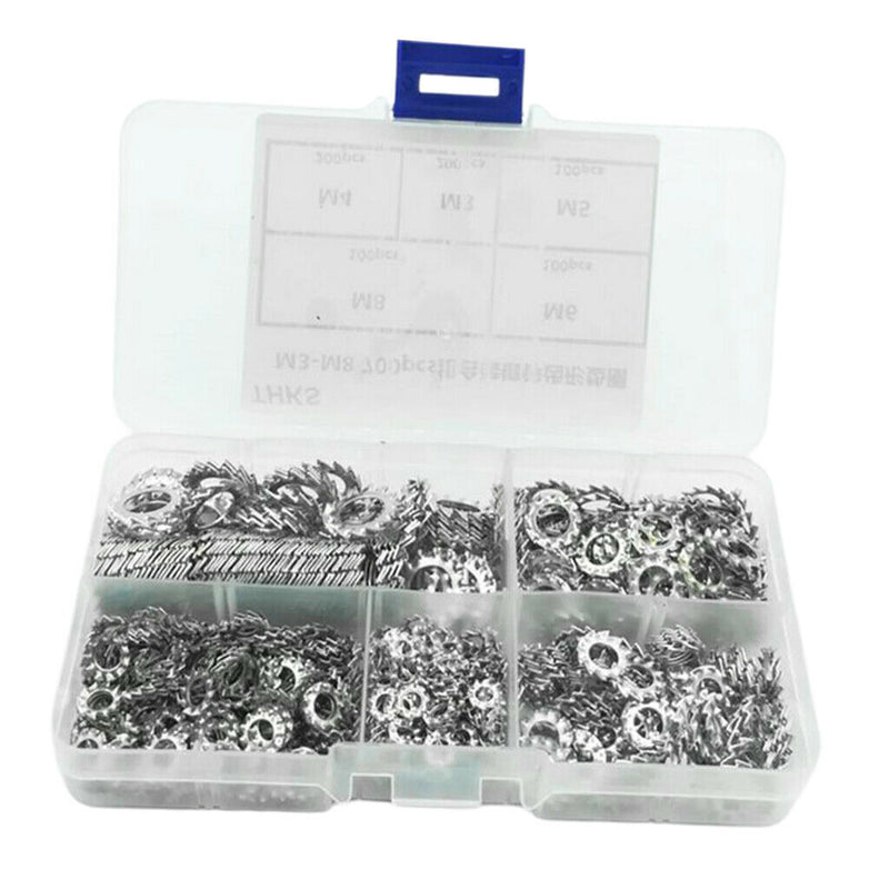 Stainless Steel External Tooth Star Lock Washer Qty 700 M3 M4 M5 M6 M8