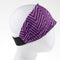 Purple Travel Yoga Sport Makeup Headband Anti-slip Unisex Wide Hairband