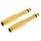 2Pcs 6.35mm 1/4" Mono Jack to RCA Plug Audio Adapter Converter Connector