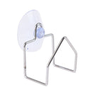 1pc Stainless Steel Suction Cup Drain Rack Cloth Shelf Dish Sponge Holder Ra Hn