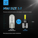 10x T10 Wedge 7020SMD Parker Number Plate LED Bulbs W5W 194 168 WHITE CANBUS