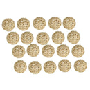 20 Pieces 3cm Handmade Natural Rattan Wicker Ball Decoration Ornaments Wedding
