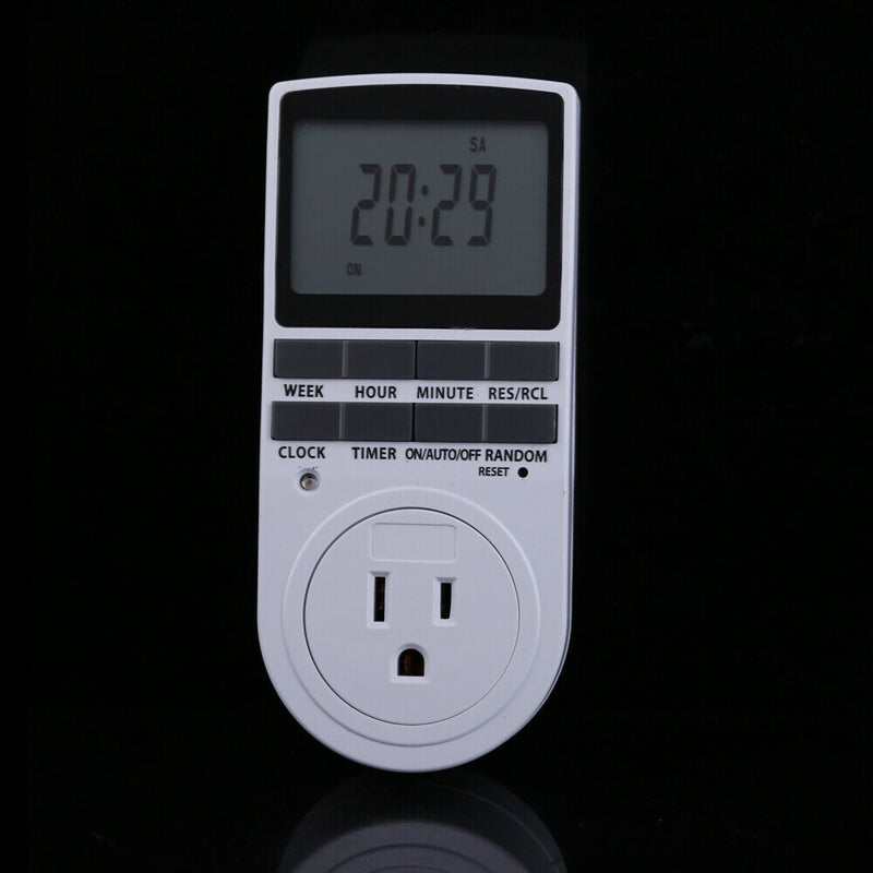 Electric Pug in Protable Timer Digital LED Display Reminder Kitchen Tool US A