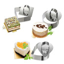 Set of 12 Cake Rings Stainless Steel Food Pastry Dessert Ring Mousse Molds