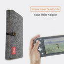 Storage Bag Felt Carrying Case for Nintendo Switch NS Lite Game Console