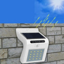 Black PIR Sensor LED Lawn Lamp Solar Energy Wall Light Motion Sensor Detect F3K7