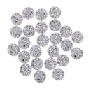 48Pcs Rhinestone Flatback Diamond Buttons for Wedding Hat Sewing Accessories