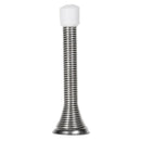 1x 85mm Rubber Cap Metal Door Stops Spring Stopper Wall Mounted Skirting Board