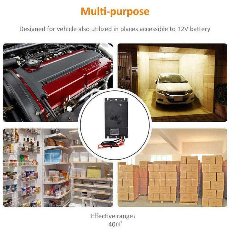 Ultrasonic Mouse Repeller Car Vehicle Rat Rodent Pest Animal Deterrent 12V