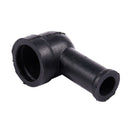 8 Pcs 15mm x 8mm Black Smoking Pipe Shaped PVC Battery Terminal Insulating  A1Z3