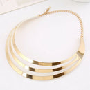 Rock Street Metal Hollow Punk Collar Choker Necklace Women Personality Stat P8Y9