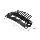 40pcs/lot 2.8cm U Shape Snap Clip for Hair Extension Wig Weft Accessories