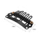 40pcs/lot 2.8cm U Shape Snap Clip for Hair Extension Wig Weft Accessories #gib